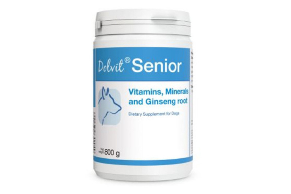 Обзор Dolfos Dolvit Senior Plus 800 г: витамины с глюкозамином для пожилых собак — состав, дозировка, плюсы и минусы