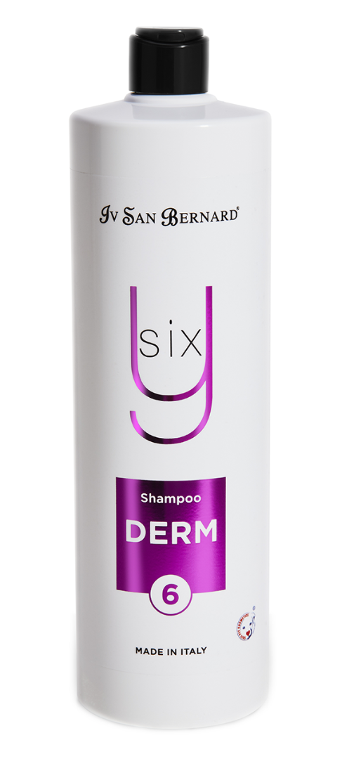 Обзор Iv San Bernard DERM Y6 1 л: шампунь со зверобоем для чувствительной и раздражённой кожи собак и кошек — плюсы и минусы