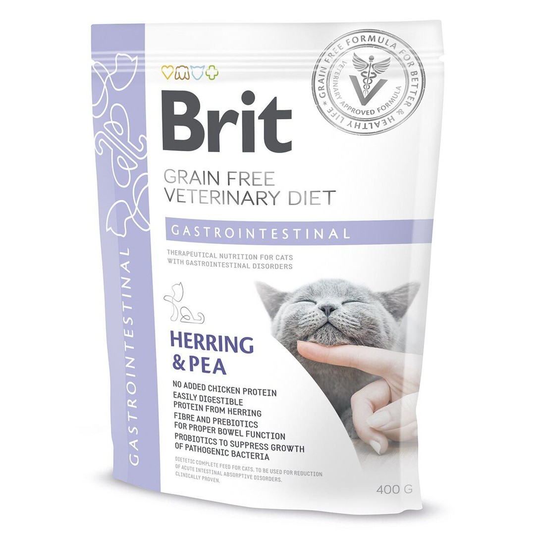 Обзор Brit Veterinary Diet Gastrointestinal Cat: лечебный корм для кошек при диарее, рвоте и панкреатите — состав, курс, плюсы и минусы