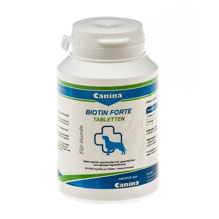 ΠΠ±Π·ΠΎΡ Canina Biotin Forte: Π±ΠΈΠΎΡΠΈΠ½ 5 ΠΌΠ³ Π΄Π»Ρ ΠΊΠΎΠΆΠΈ, ΡΠ΅ΡΡΡΠΈ ΠΈ ΠΊΠΎΠ³ΡΠ΅ΠΉ ΡΠΎΠ±Π°ΠΊ β Π΄ΠΎΠ·ΠΈΡΠΎΠ²ΠΊΠ°, ΠΊΡΡΡ, ΠΏΠ»ΡΡΡ ΠΈ ΠΌΠΈΠ½ΡΡΡ