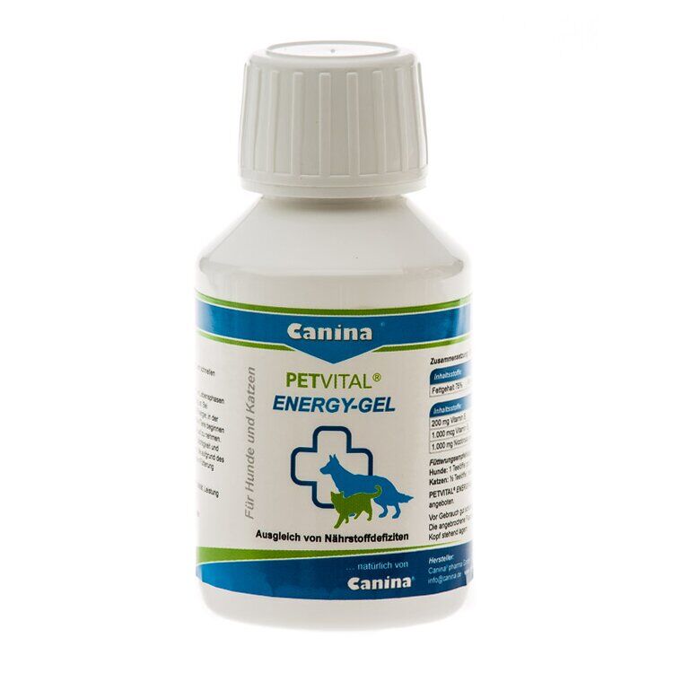 Обзор Canina PETVITAL Energy-Gel: энергетический гель для кошек и собак после болезни и стресса — состав, дозировка, плюсы и минусы