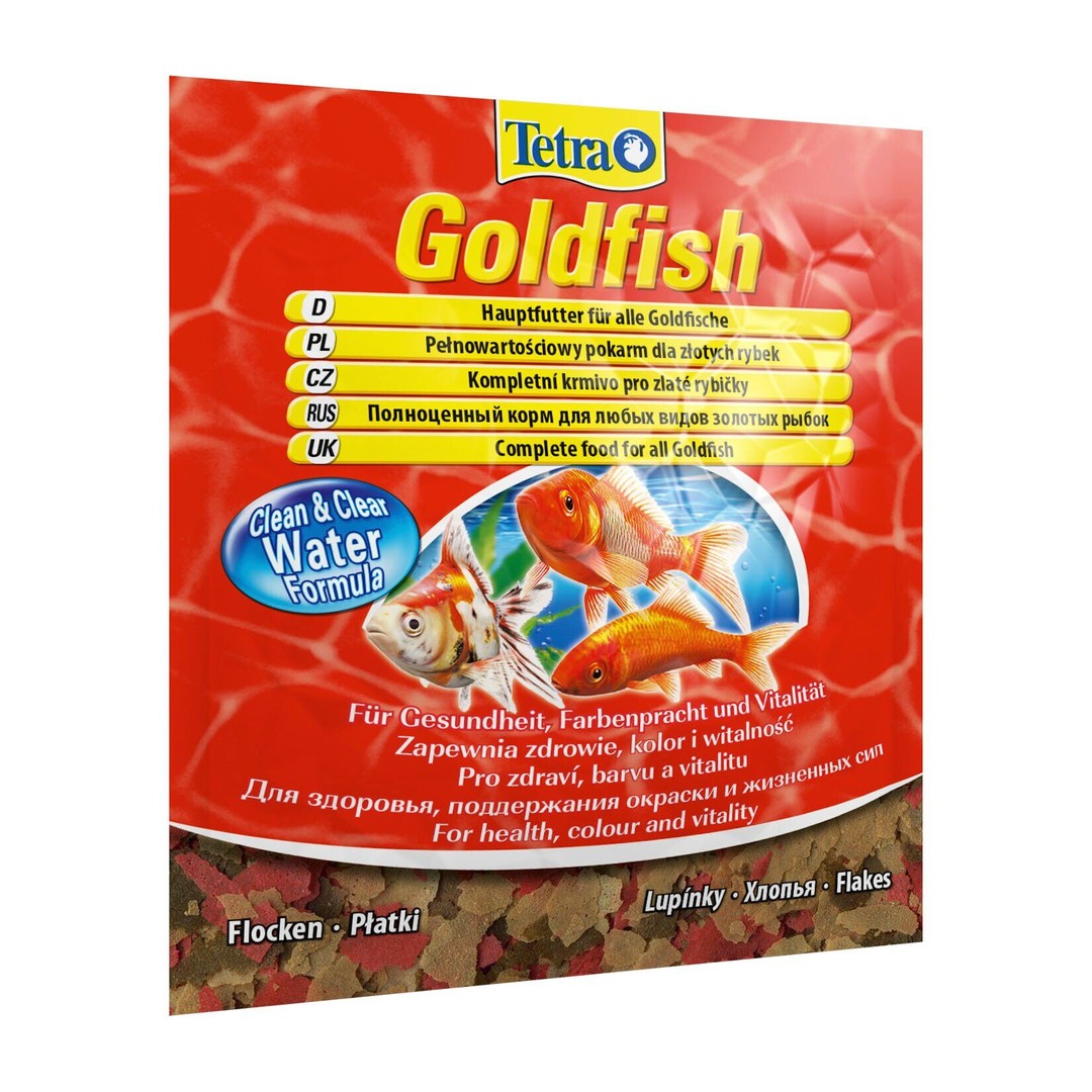 Обзор Tetra Goldfish: хлопья для золотых рыбок и холодноводных рыб, 12 г — как кормить, плюсы и минусы