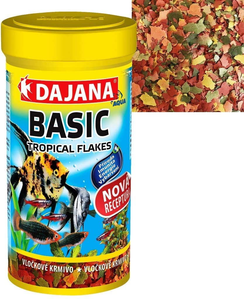 Многофункциональный корм Dajana TROPICA BASIC: Балансированное питание для рыб всех видов