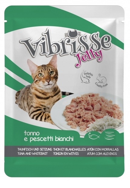 Обзор CROCI VIBRISSE Jelly тунец с мелкой рыбой 70 г: пауч для кошек в желе — плюсы и минусы