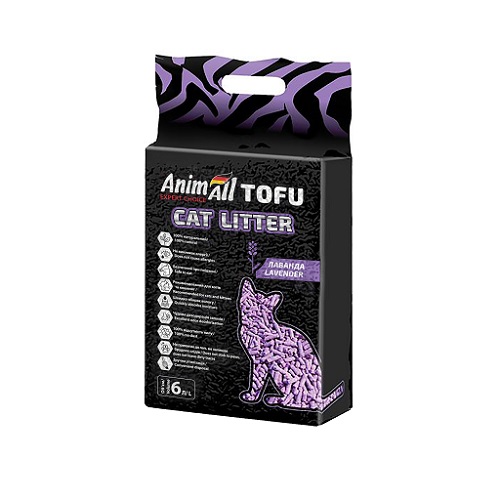 Обзор AnimAll Tofu Лаванда: комкующийся соевый наполнитель для кошачьего лотка 6 л — плюсы и минусы