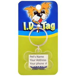 Брелок адресник на ошейник для собак Davis Bone ID Tag