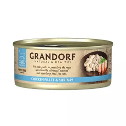 Grandorf Wet Cat Food Chicken Fillet with Shrimps, 70 g