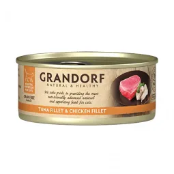 Grandorf Wet Cat Food Tuna Fillet with Chicken Breast, 70 g