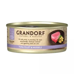 Grandorf Wet Cat Food Tuna Fillet with Mussels, 70 g