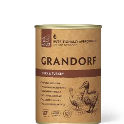 Grandorf Wet Dog Food, Duck & Turkey, 400 g