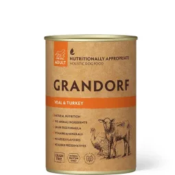 Grandorf Wet Dog Food with Veal and Turkey, 400 g