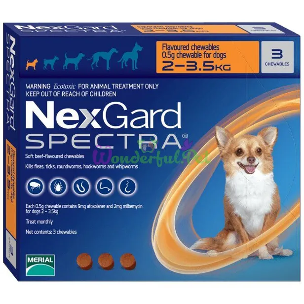 Nexgard spectra 2-3.5 кг 1 таблетка