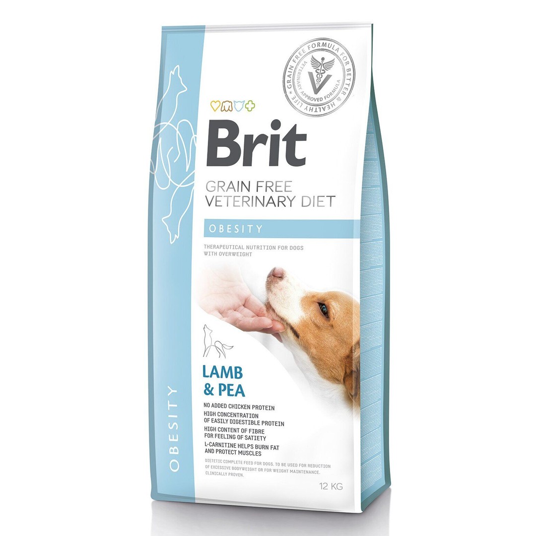 Обзор Brit Veterinary Diet Obesity Dog 12 кг: беззерновая ветеринарная диета для снижения веса собак — состав, показания, плюсы и минусы