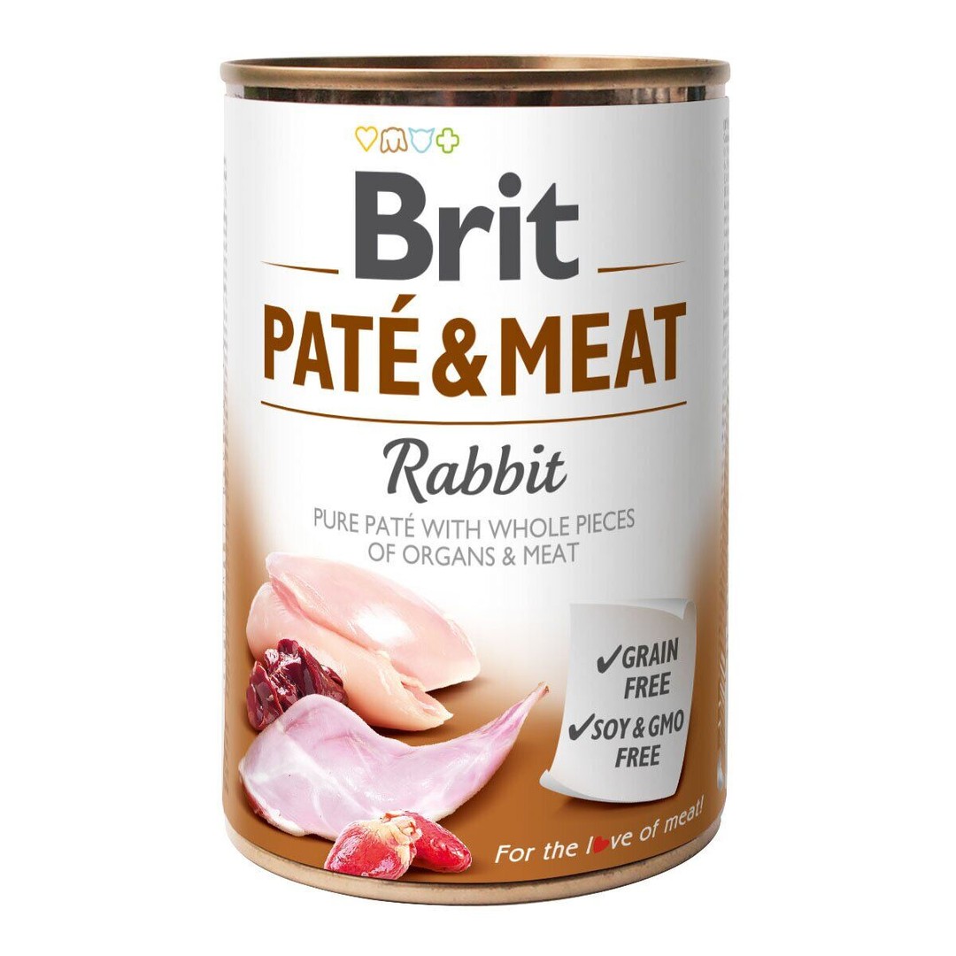 ΠΠ±Π·ΠΎΡ Brit Pate & Meat Rabbit 400 Π³: ΠΊΠΎΠ½ΡΠ΅ΡΠ²Ρ Π΄Π»Ρ ΡΠΎΠ±Π°ΠΊ Ρ ΠΊΡΠΎΠ»ΠΈΠΊΠΎΠΌ ΠΈ ΠΊΡΡΠΈΡΠ΅ΠΉ β ΡΠΎΡΡΠ°Π², ΠΏΠ»ΡΡΡ ΠΈ ΠΌΠΈΠ½ΡΡΡ