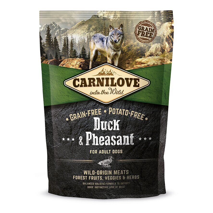 Обзор Carnilove Duck & Pheasant: беззерновой корм с уткой и фазаном для взрослых собак — плюсы и минусы
