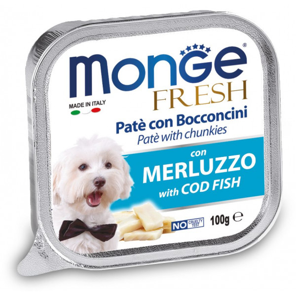 ΠΠ±Π·ΠΎΡ MONGE Dog Fresh Ρ ΡΡΠ΅ΡΠΊΠΎΠΉ: ΠΏΠ°ΡΡΠ΅Ρ Π΄Π»Ρ ΡΠΎΠ±Π°ΠΊ β ΡΠΎΡΡΠ°Π², ΠΊΠ°ΠΊ ΠΊΠΎΡΠΌΠΈΡΡ, ΠΏΠ»ΡΡΡ ΠΈ ΠΌΠΈΠ½ΡΡΡ