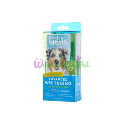 Гель для отбеливания зубов TropiClean Fresh Breath Advanced Whitening Gel для собак 118 мл