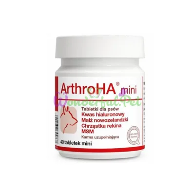 Таблетки Dolfos Arthro НА Mini хондропротектор для лечения болезней суставов кошек и собак 40 табл.