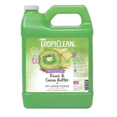 Кондиционер TropiClean Kiwi Cocoa Butter для восстановления сухой шерсти для собак и кошек 9.5 л