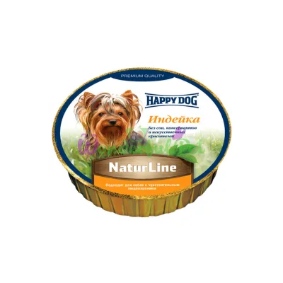 Влажный корм Happy Dog NaturLine Turkey 85 г