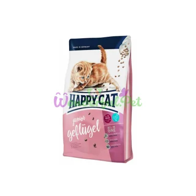 Сухой корм Happy Cat Geflugel для котят до 12 месяцев с чувствительными пищеварением с птицей 300 г