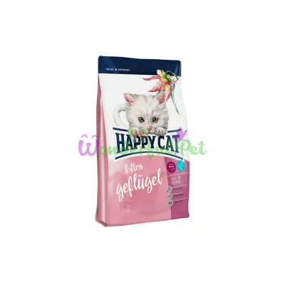 Сухой корм Happy Cat Supreme Kitten Geflugel для котят от 5 недель до 6 месяцев со вкусом птицы 1.4 кг