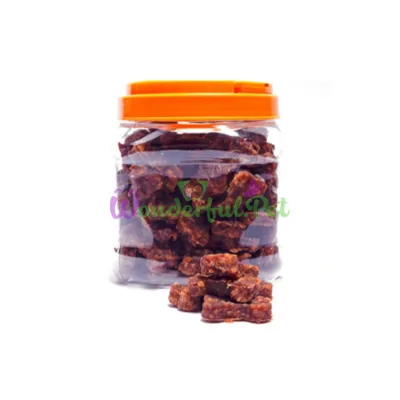 Лакомство кость Dog Snack с утиным мясом и рисом для собак от 2-х месяцев 5 см 500 г