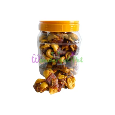 Лакомство сушеное куриное мясо Dog Snack на яблоке для собак всех пород 700 г
