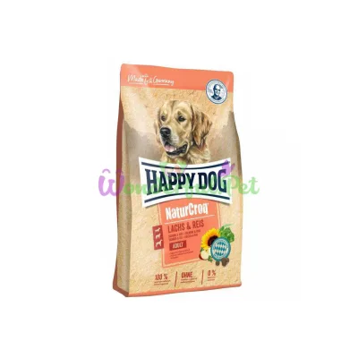 Сухой корм Happy Dog Adult NaturCroq для взрослых собак с чувствительным пищеварением с лососем и рисом 12 кг