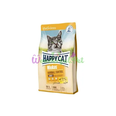 Happy Cat Minkas Hairball Control dry food for removing hairballs for cats with poultry 10 kg