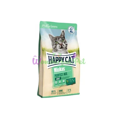 Dry food Happy Cat Minkas Perfect Mix Adult Poultry Lamb 10 kg