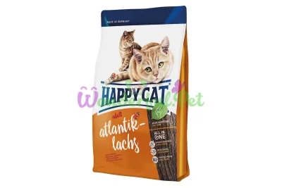 Сухой корм Happy Cat Supreme Adult Atlantik-Lachs для взрослых кошек с лососем 4 кг