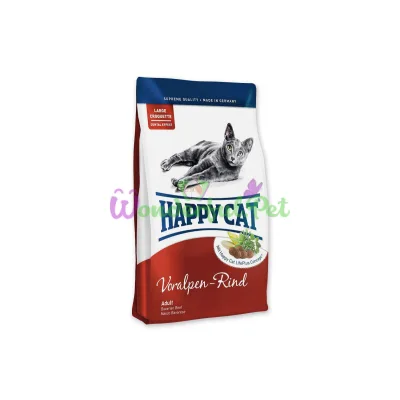 Сухой корм Happy Cat Supreme Adult Voralpen-Rind для взрослых кошек от 7 лет и старше с говядиной 10 кг
