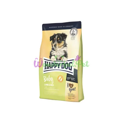 Сухой корм Happy Dog Baby для щенков средних и крупных пород от 4 недели с чувствительным пищеварением 18 кг