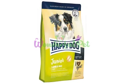 Сухой корм Happy Dog Junior Lamb Rice для щенков с чувствительным пищеварением от 7 до 18 месяцев 4 кг