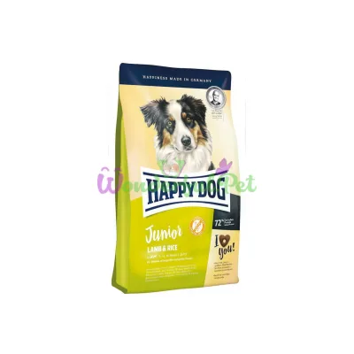 Сухой корм Happy Dog Junior Lamb Rice для щенков с чувствительным пищеварением от 7 до 18 месяцев 4 кг