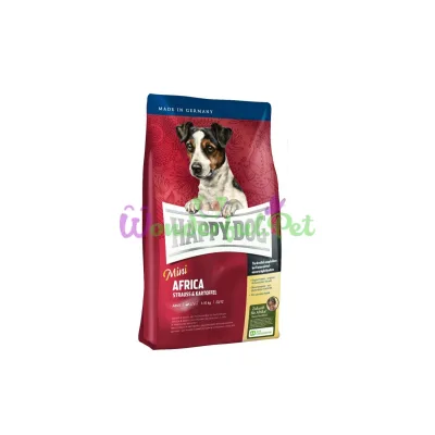 Сухой корм Happy Dog Mini Africa для собак мелких пород от 1 до 10 кг с чувствительным пищеварением 4 кг