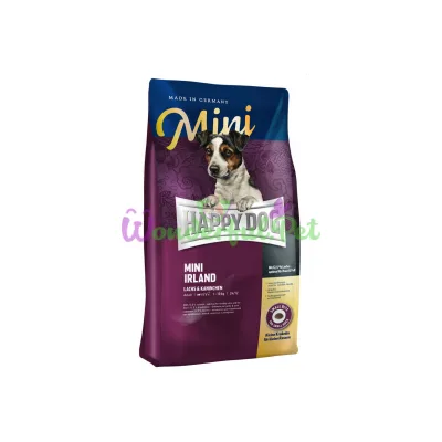 Сухой корм Happy Dog Mini Irland для взрослых собак мелких пород с проблемами кожи и шерсти с лососем 4 кг