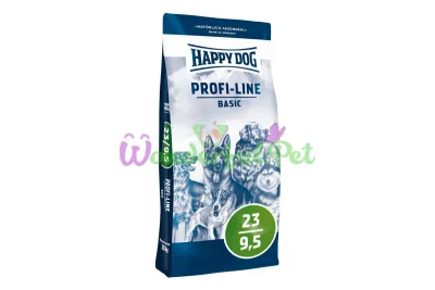 Dry food Happy Dog Profi-Line Basic 23/9.5 for adult dogs with a normal energy requirement of 20 kg