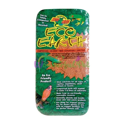 Кокосовый субстрат для террариума Croci Eco Earth, 1 брикет 650 гр