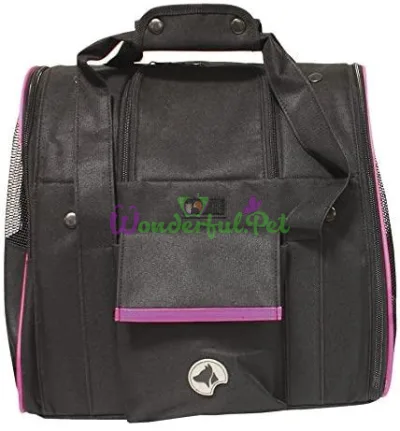 Scarlett Pet Carrier & Car Seat, Black, 38x26x31 cm