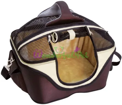 Fast Easy Pet Carrier-Bed for Shows, Beige, 42x33x29 cm
