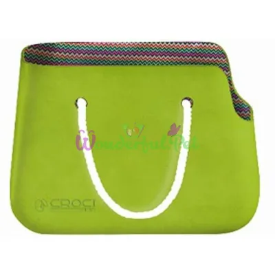 Сумка для животного Clutch Green, силикон, салатовая, 40х28х20 см