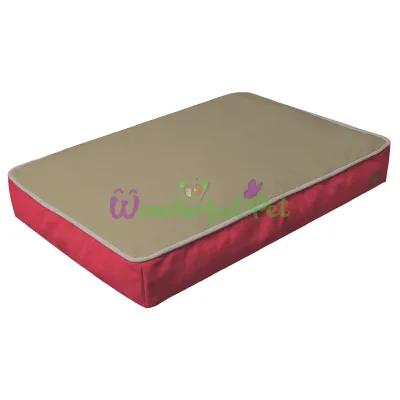 Подушка для животного COZY FUXIA, прямоугольная, розово-серая, 75x52x10 см