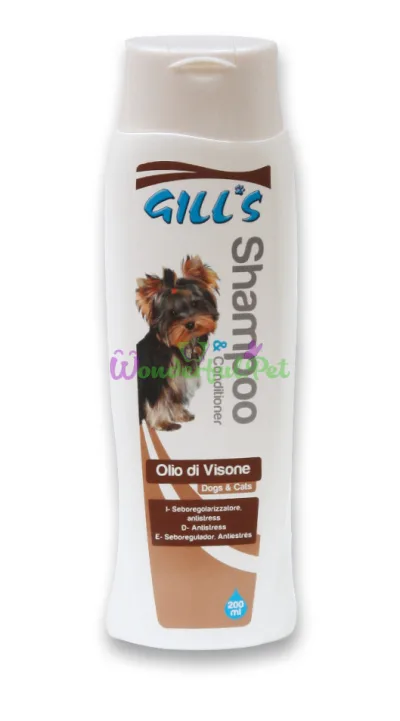 Croci GILL'S Mink Oil Shampoo Conditioner for Pets 200 ml