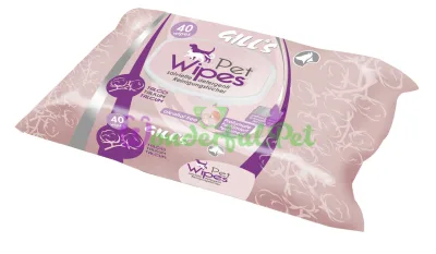 GILL'S Talc Hygiene Wipes, 40 pcs (12 per box), price per pack