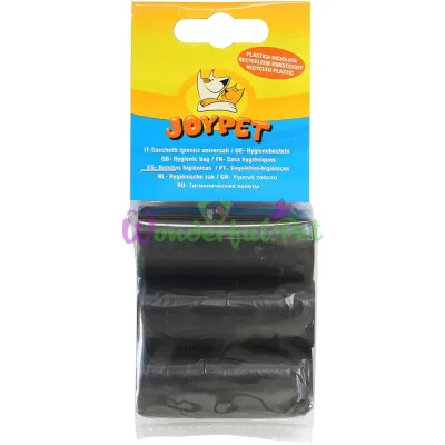Пакеты для собачьих фекалий JOYPET ЕКО, разлагаются, 3рулХ15шт (12 шт уп)