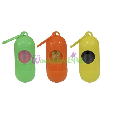 Брелок MINIBAG Пигулка с пакетами для фекалий (цена за шт) (117 шт уп)