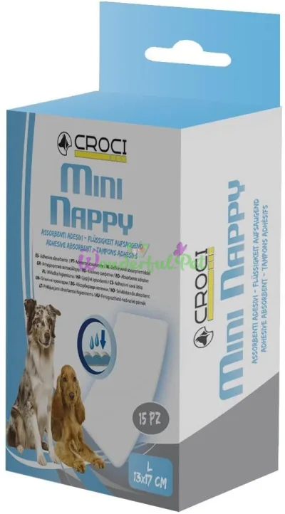 Dog Diaper Pads L (13x17 cm)
