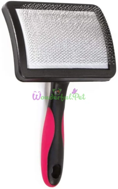 Slicker Brush with Antistatic Coating, Large, 11.5×9 cm, 3-pack
